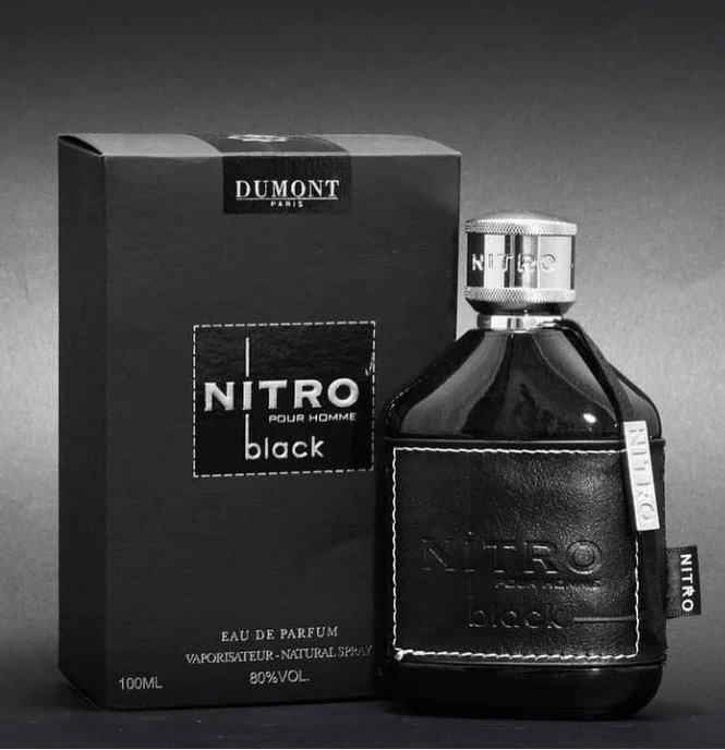 Nitro BLACK pour homme by Dumont edp 3.4floz/100ml