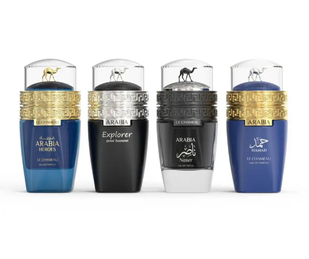 Set ARABIA for men by Emper edp include Arabia Heroes, Explorer, Naser, Hamad 25ml each