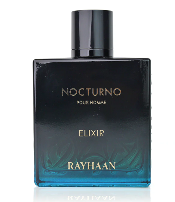 Rayhaan NOCTURNO ELIXIR pour homme 3.4floz/100ml LUXURY FRAGANCE