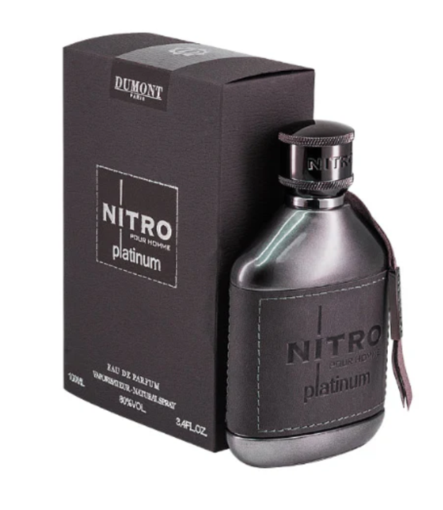 Nitro PLATINUM pour homme by Dumont edp 3.4floz/100ml