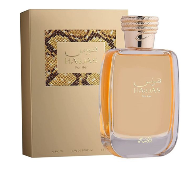 Hawas for her by Rasasi eau de parfum 3.4floz/100ml