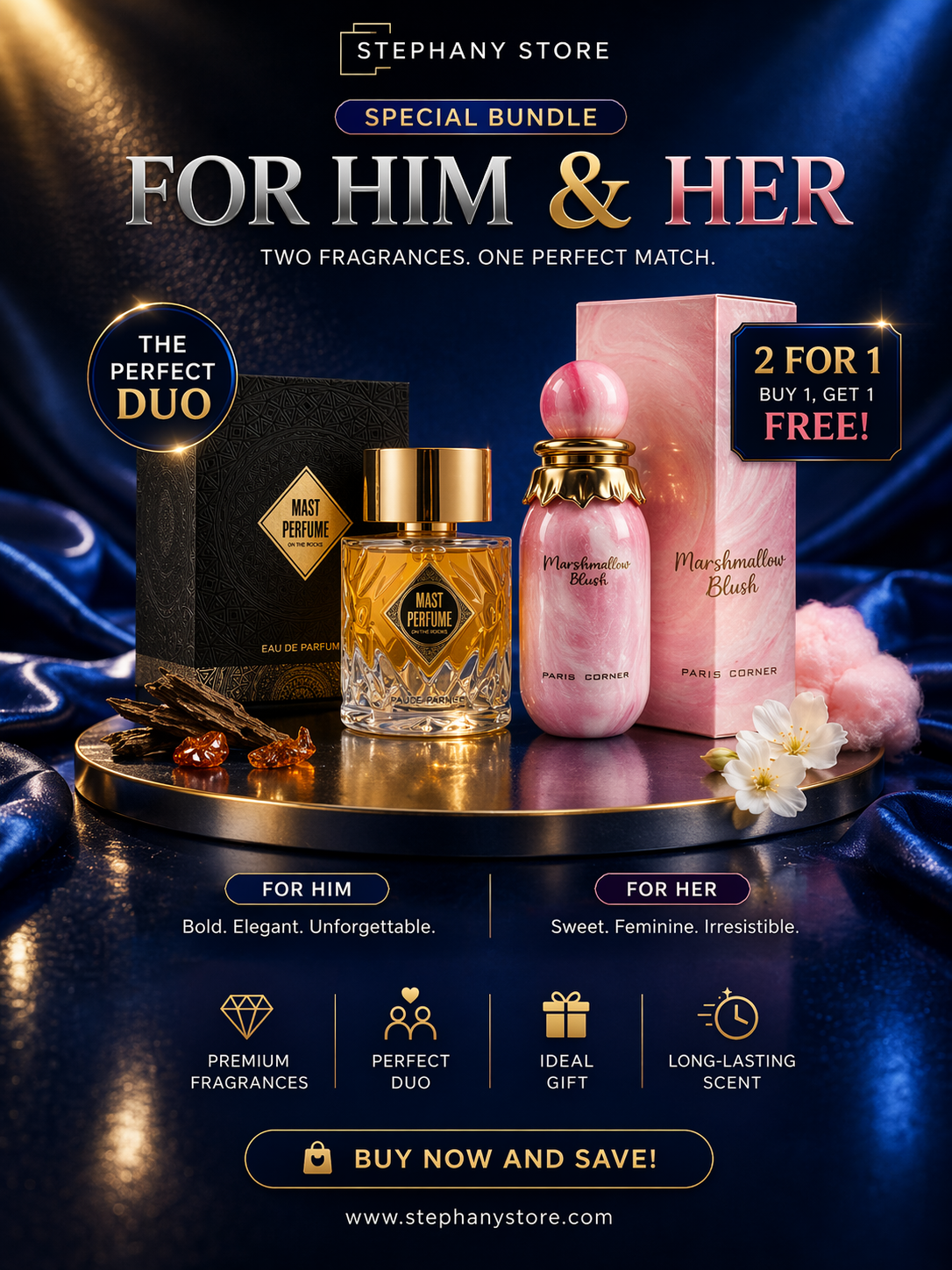 Couples Fragrance Bundle – For Him & For Her