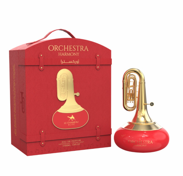 ORCHESTRA HARMONY eau de parfum by Le Chameau 3.4 OZ/100ml – Unisex Luxury Fragrance with Bergamot, Strawberry, Rose & Tonka Bean – Long Lasting