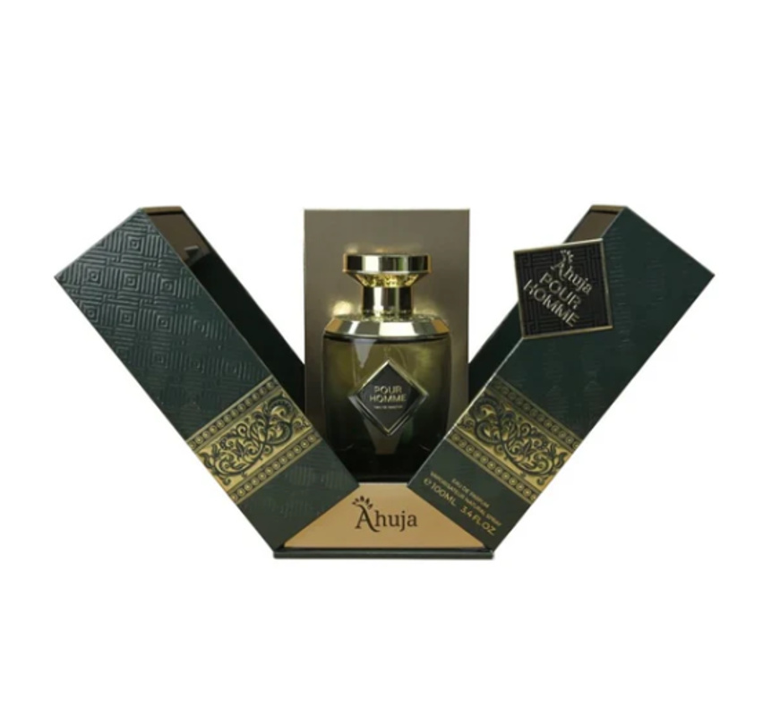 Ahuja pour homme eau de parfum 3.4fl/100ml Masculine citrus arabian