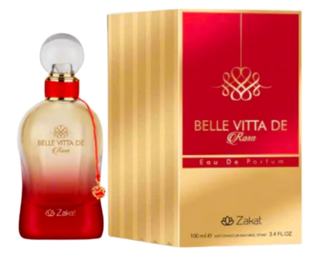 BELLE VITTA DE ROSA by Zakat edp 3.4floz/100ml