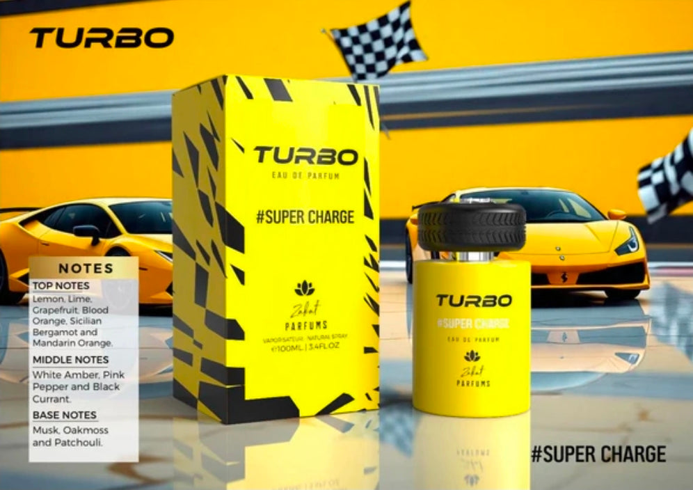 Turbo SUPER CHARGE by Zakat edp 3.4floz/100ml