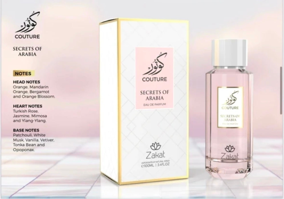 Secret of Arabia couture by Zakat edp 3.4floz/100ml