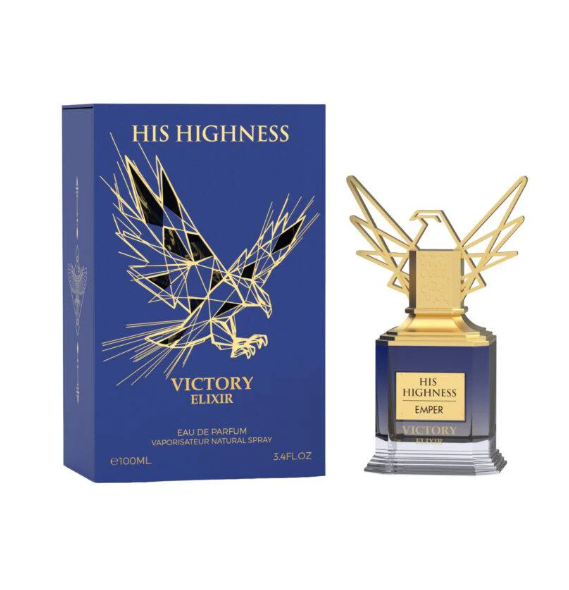 HIS HIGHNESS Victory Elixir by Emper eau de parfum 3.4 floz/100ml luxury arabian – Long Lasting