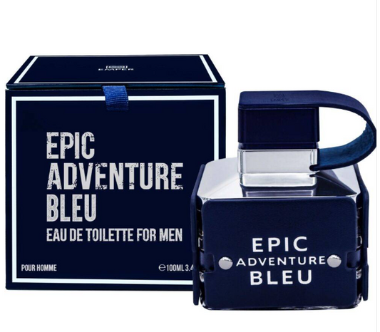 Epic Adventure BLEU by Emper eau de toilette 3.4floz/100ml