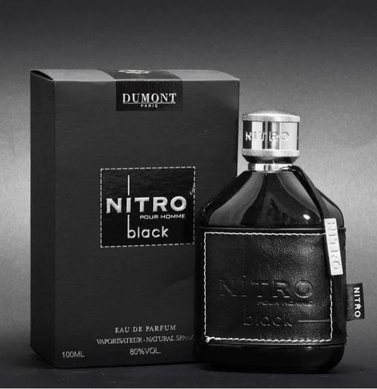Nitro BLACK pour homme by Dumont edp 3.4floz/100ml
