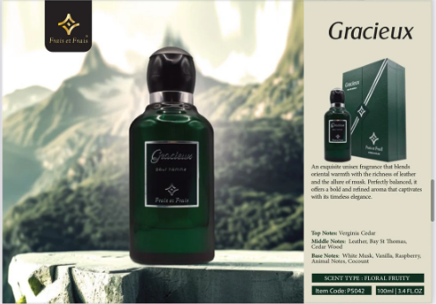 GRACIEUX by Fraist et Frais edp 3.4floz/100ml