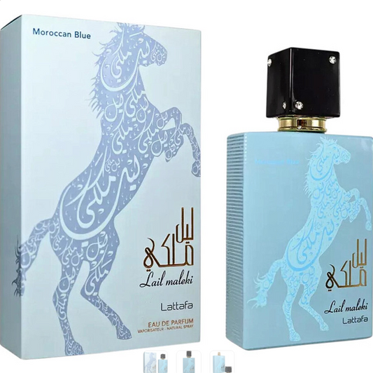 Moroccan blue LAIL MALEKI BY LATTAFA edp 3.4floz/100ml