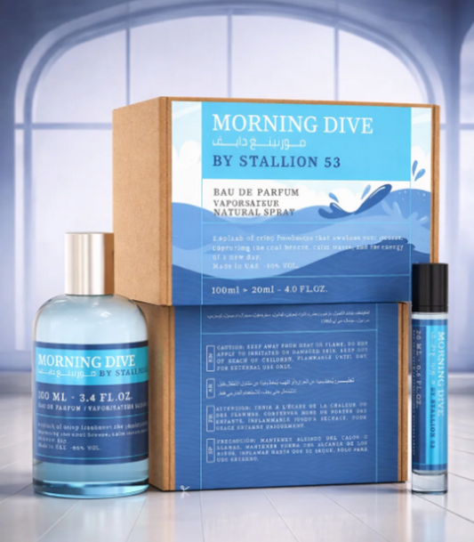 Morning dive by Stallion 53 Emper eau de parfum 3.4floz/100ml