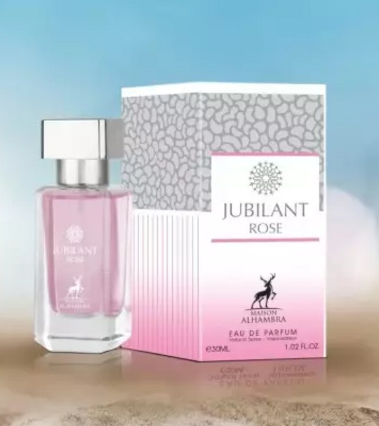 JUBILANT ROSE by Maison Alhambra eau de parfum 3.4floz/100ml