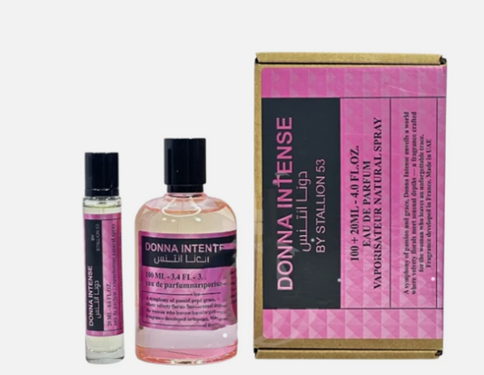 DONNA INTENSE by STALLION 53 eau de parfum 3.4oz/100ml +20ml fragance