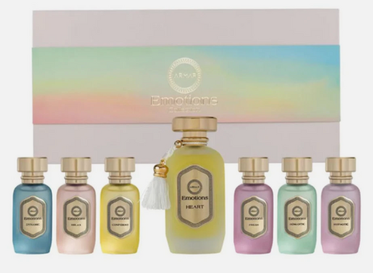 Emotions Collection BY ARMAF SET 7Pcs EDP 1 FRAGANCE OF 100ML+ 6UND x 15ML