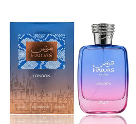 Hawas LONDON by Rasasi eau de parfum 3.4floz/100ml