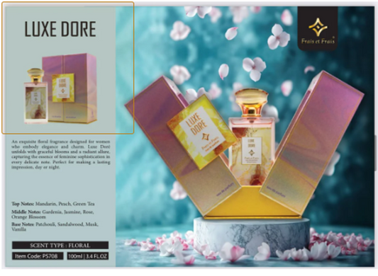 LUXE DORE by Fraist et Frais edp 3.4floz/100ml