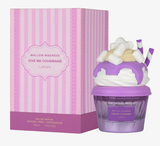 Mallow madness Give me gourmand by Lattafa edp 3.4floz/100ml