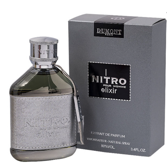 Nitro elixir pour homme by Dumont edp 3.4floz/100ml