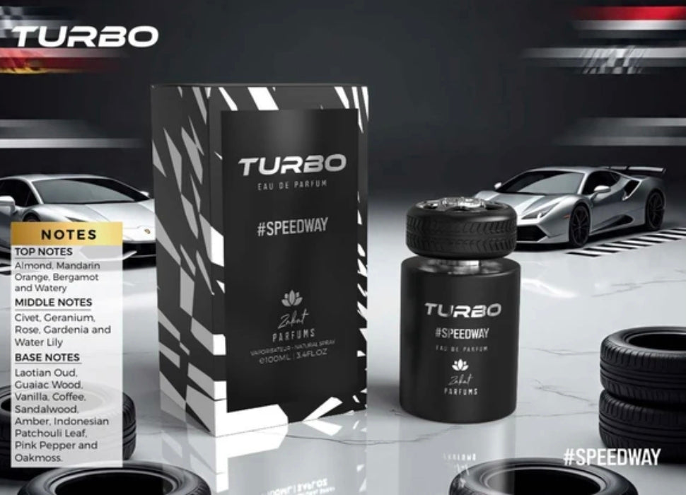 Turbo SPEEDWAY by Zakat edp 3.4floz/100ml