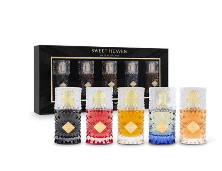 Gulf Orchid sweet heaven travel set of 5 pieces edp 20ml/0.67floz each