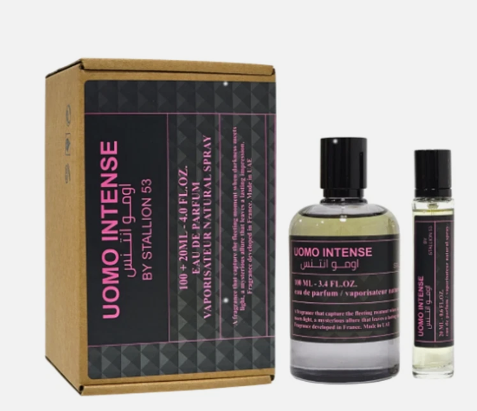 UOMO INTENSE BY STALLION 53 Eau de parfum 3.4floz/100ML + 20ML